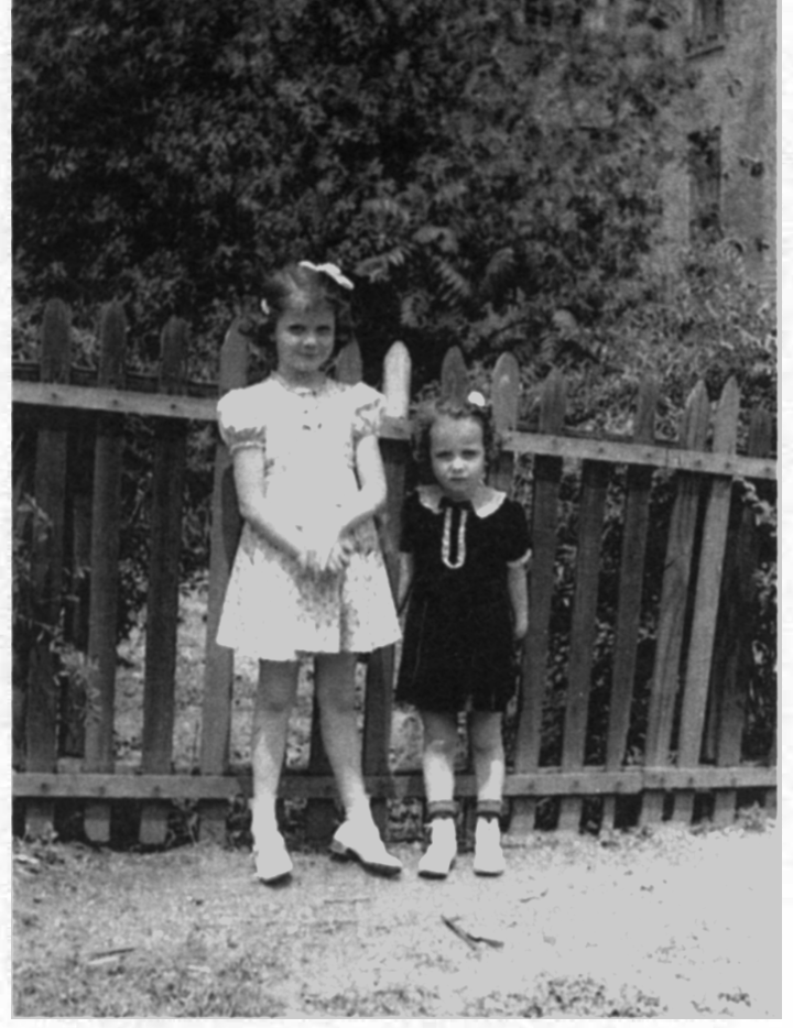Photo of the author and her sister, Agnese